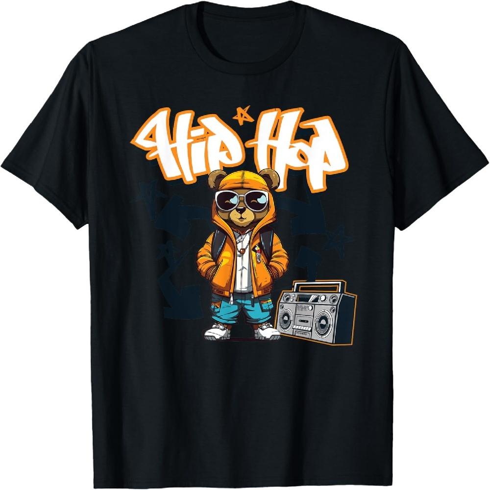 Футболка Хип-хоп 2000-х Гетто Бластер S чёрный